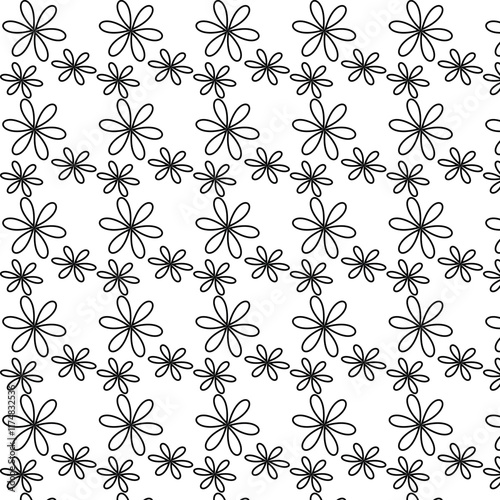 seamless pattern with flowers