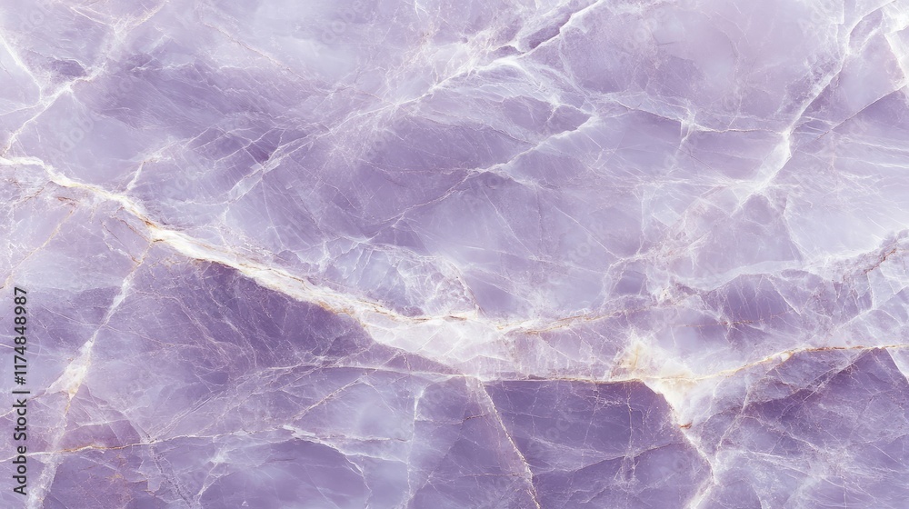 Obraz premium Lavender Marble Texture Detailed Veining Pattern