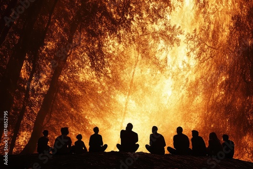 Group discussion during a therapy or coaching session, fostering personal and professional growth