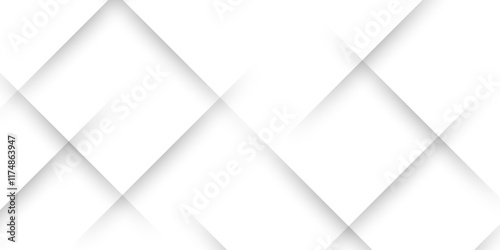 Abstract background with lines White background with diamond and triangle shapes layered in modern abstract pattern design. design for brochure, website, flyer. Geometric wallpaper for certificate.