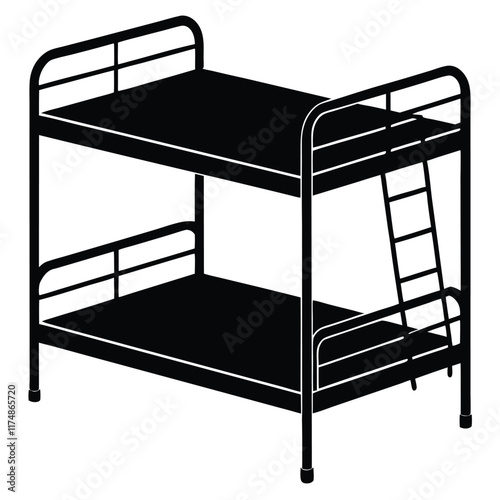 bunk bed vector file