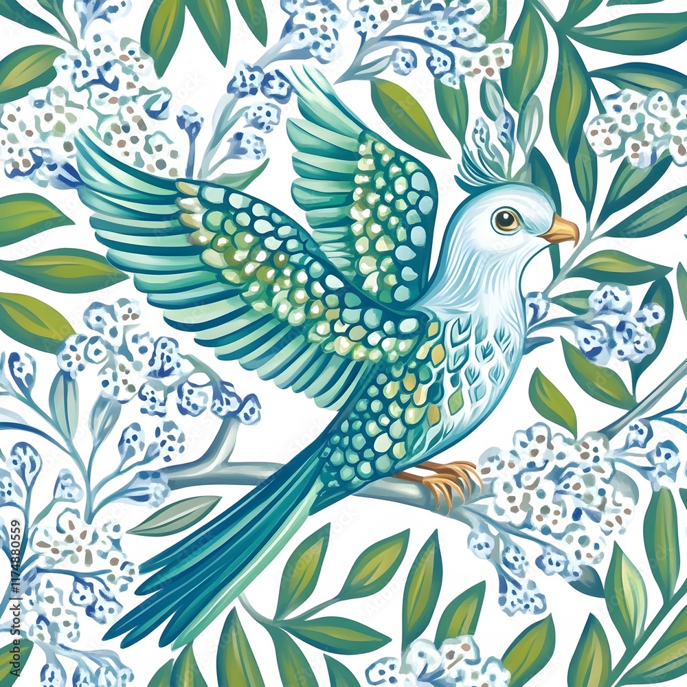 Naklejka premium bird illustration