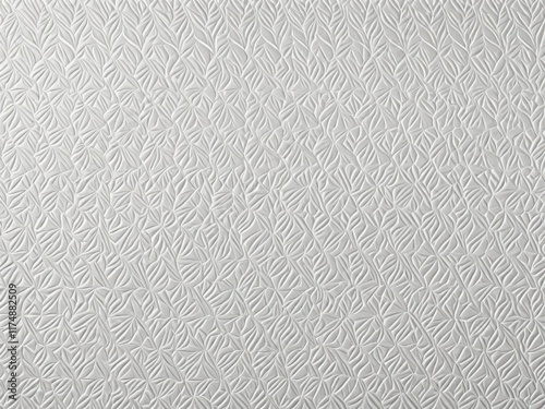 White textured background with an embossed geometric pattern