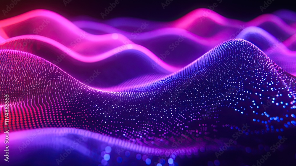 Close-up of a futuristic glowing data interface with abstract digital patterns and lines of code. Close-up of a futuristic glowing data interface with abstract digital patterns and lines of code.