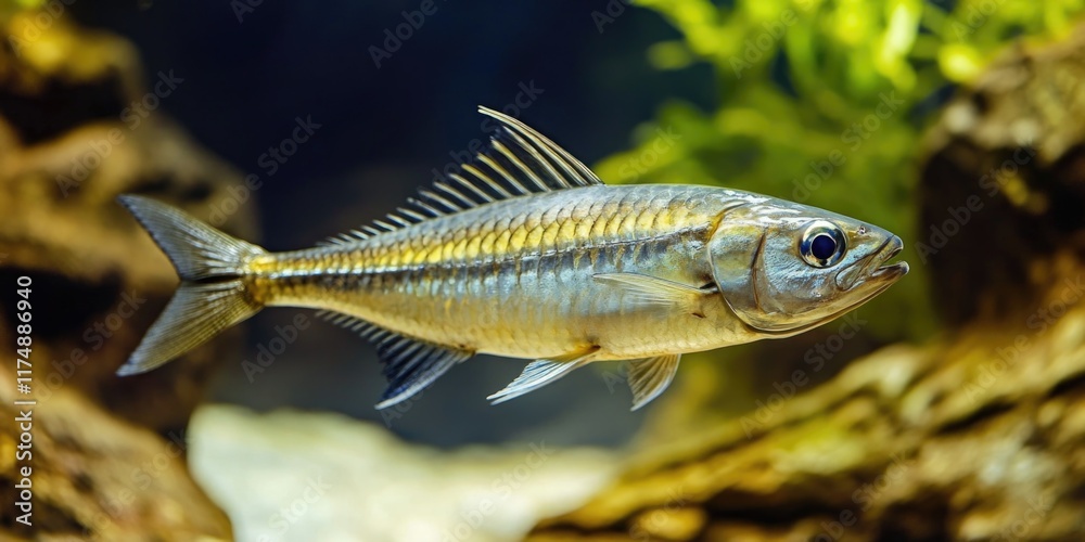 Fototapeta premium Fish swimming in water