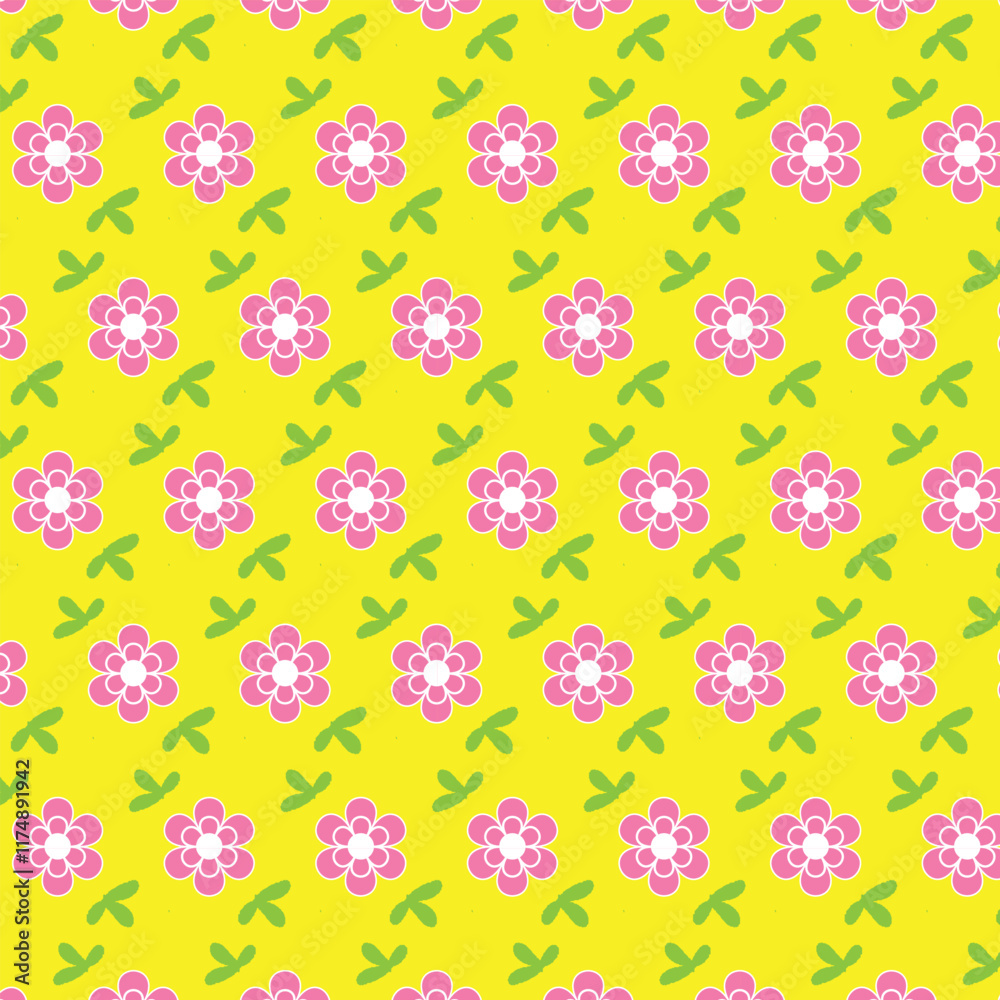 seamless pattern with flowers seamless pattern with flowers