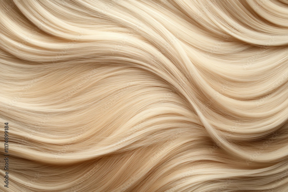 Obraz premium Natural Blonde Wood Fiber Texture. Light Vintage Board Background with Brown Hues