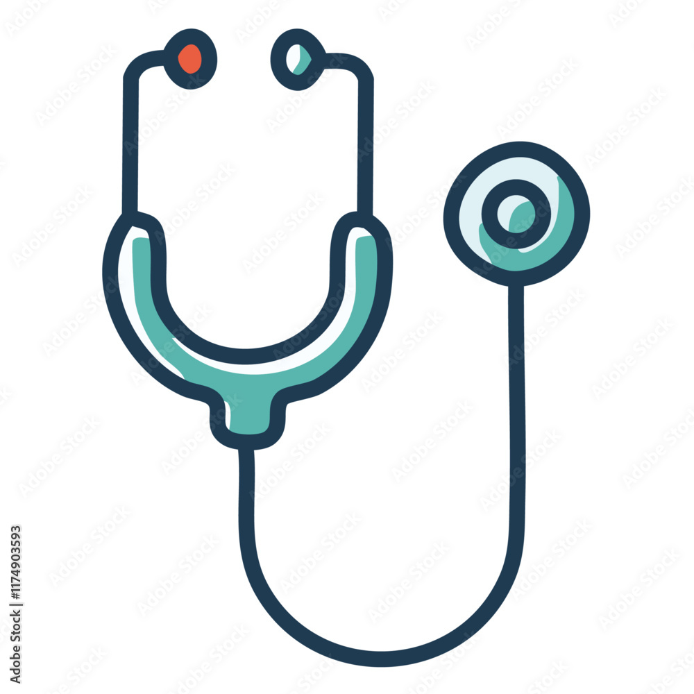 stethoscope on white background stethoscope on white background