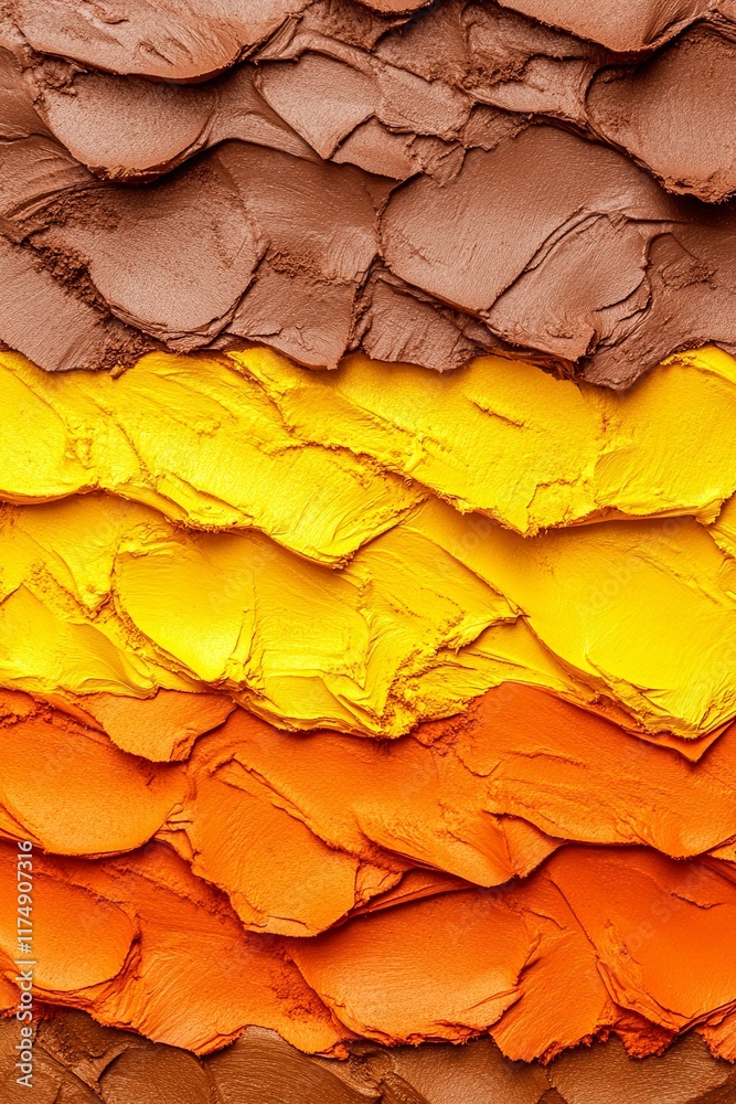 Fototapeta premium Vibrant Abstract Texture in Warm Color Palette