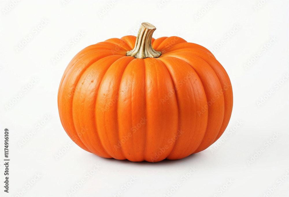 Obraz premium Pumpkin texture details on clean white background for design