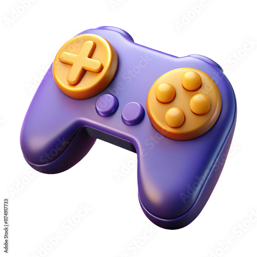 video game controller 3d icon