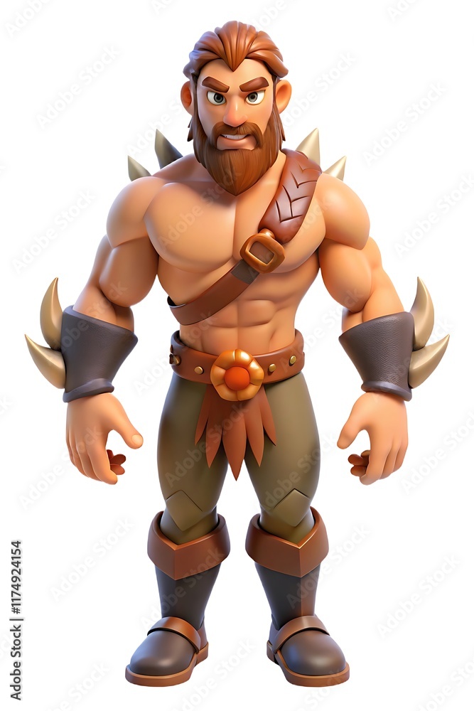 3D Fantasy Warrior with Beast-Claw, Isolated Fantasy Character
3D Fantasy Warrior with Beast-Claw, Isolated Fantasy Character