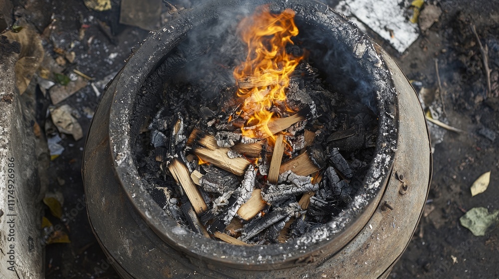 Open Burning in a Metal Barrel Contributing to Air Pollution in a Suburban Area Open Burning in a Metal Barrel Contributing to Air Pollution in a Suburban Area
