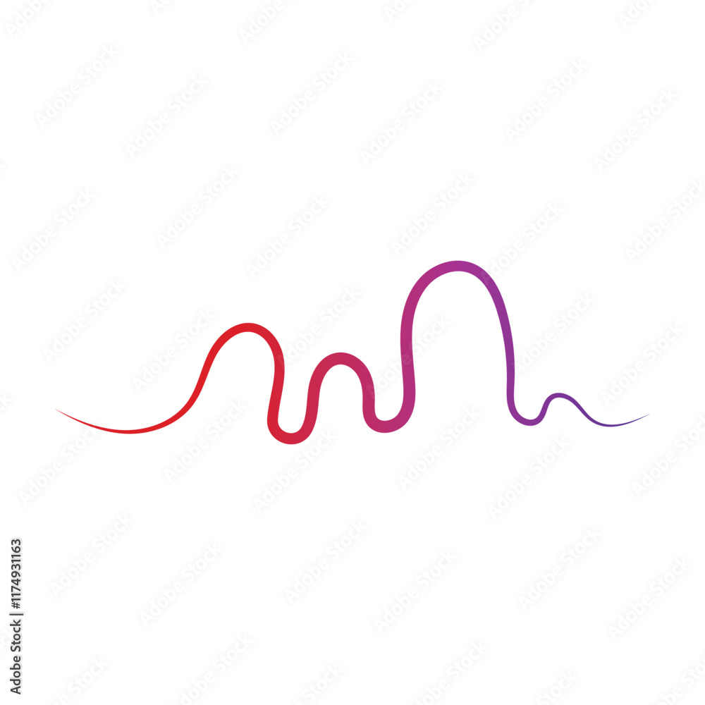 Audio technology, music sound waves vector icon illustration Audio technology, music sound waves vector icon illustration