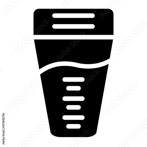Bottle Breast Milk Glyph Icon
