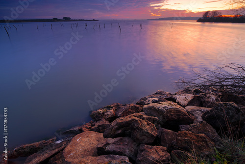 The first lights in the Canchales photo