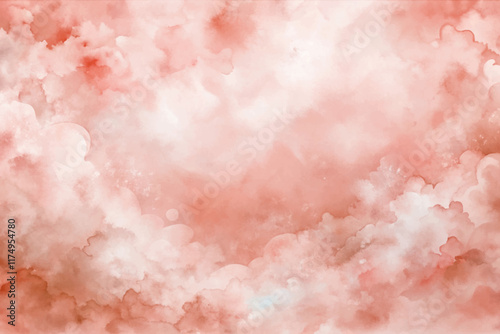 Soft pink clouds, dreamy background, watercolor texture, abstract design, serene atmosphere, artistic backdrop.