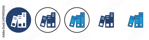 Library icon vector. education icon vector