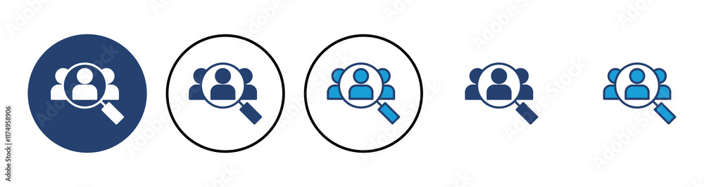 Hiring icon vector. Search job vacancy icon. Human resources concept. Recruitment Hiring icon vector. Search job vacancy icon. Human resources concept. Recruitment
