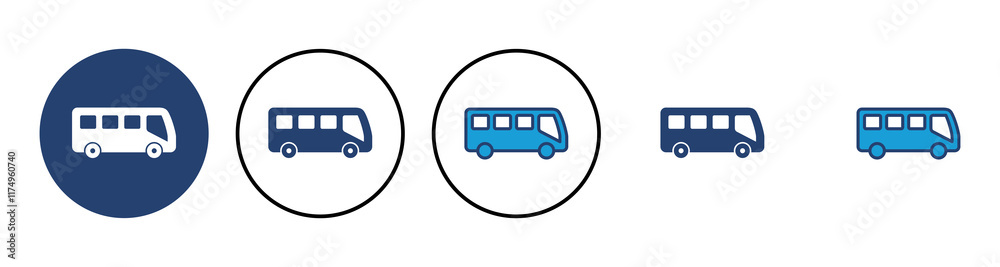 Bus icon vector. bus vector icon Bus icon vector. bus vector icon