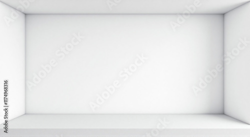 empty room with wall