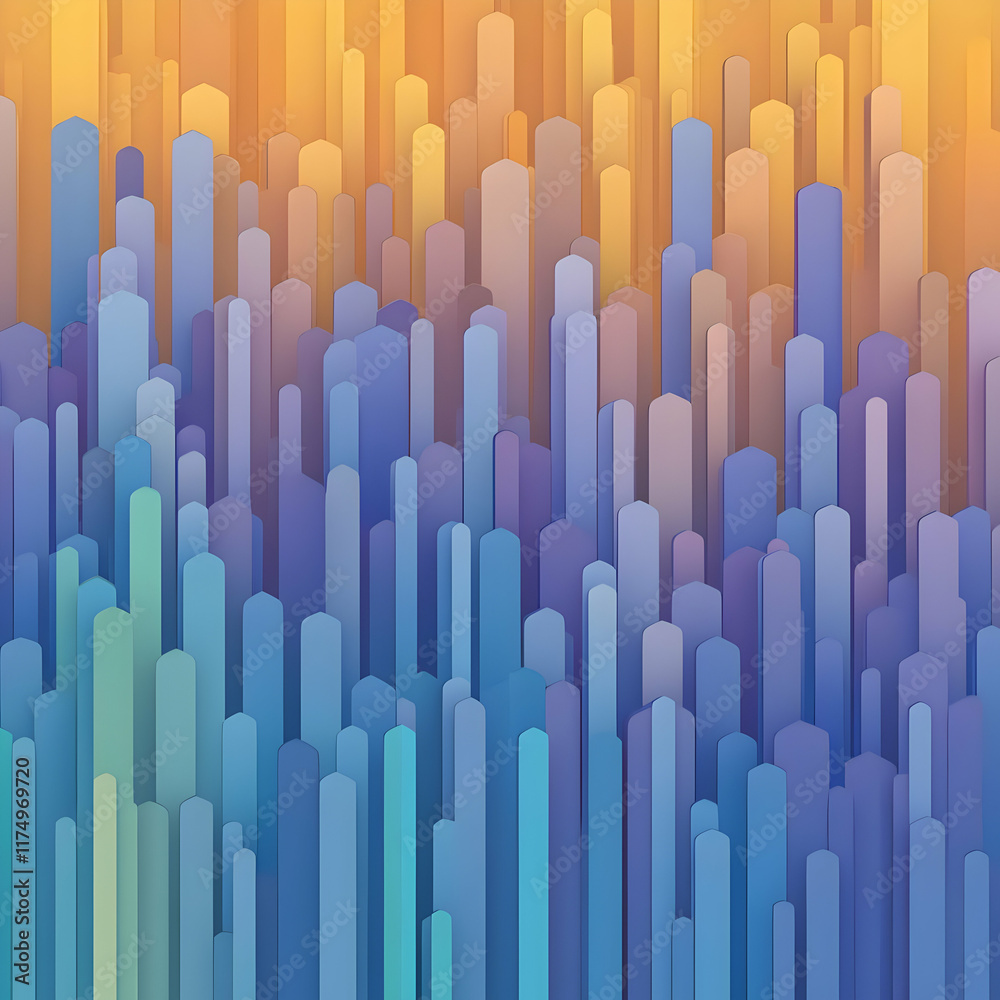 Abstract 3D Cityscape Background Abstract 3D Cityscape Background