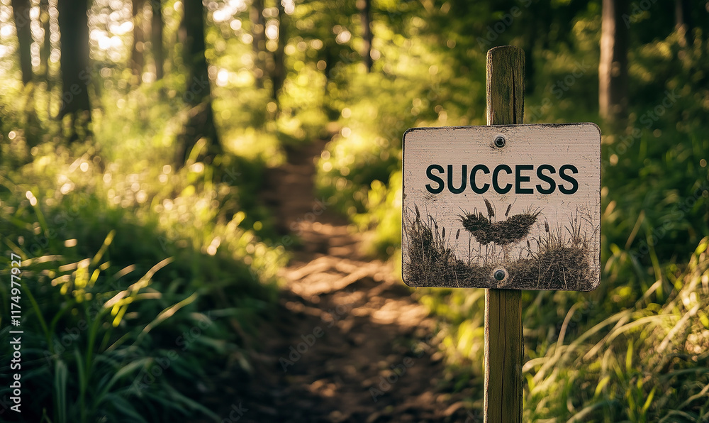 nature reserve sign with the word success nature reserve sign with the word success