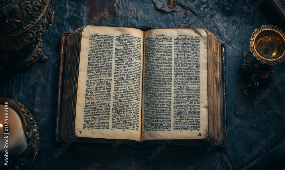 Obraz premium Open book for knowledge concept