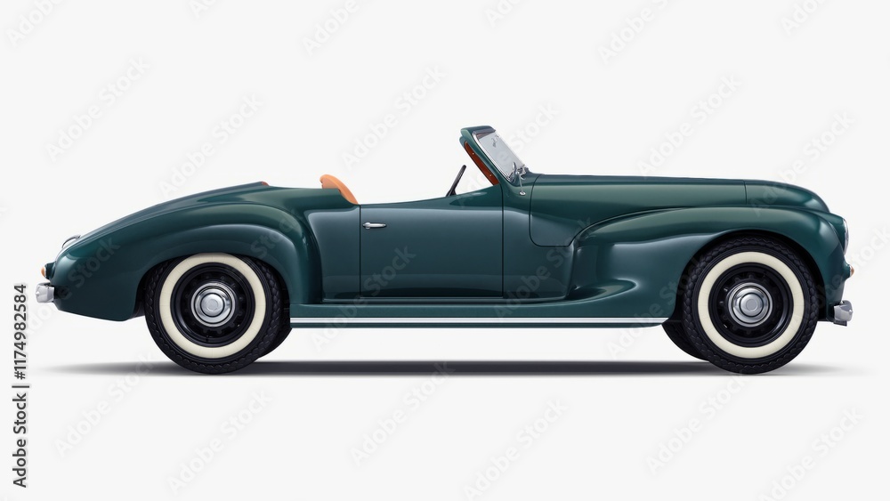 Classic convertible car showcased in elegant design Classic convertible car showcased in elegant design