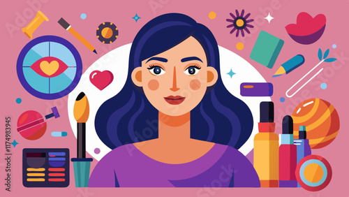 Makeup artist using professional tools in the beauty industry.