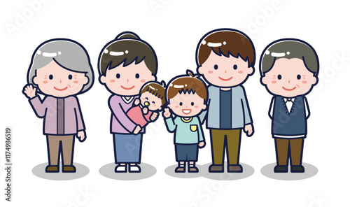 いろいろな人物セット_家族01