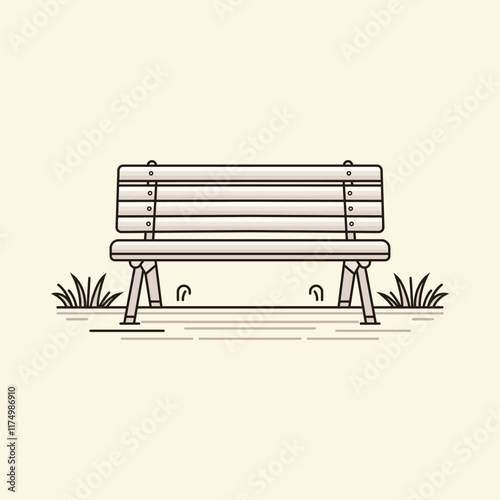 Bench Vector & Illustrator Desing