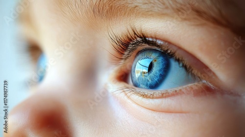 Baby's Blue Eyes - A Close-Up Portrait