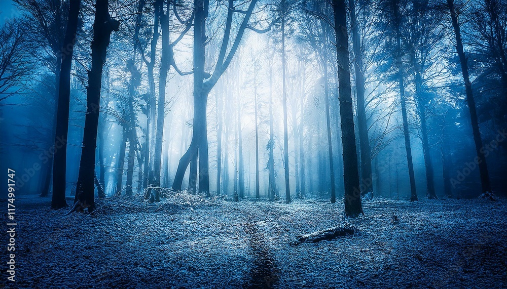 Fototapeta premium snow covered trees
