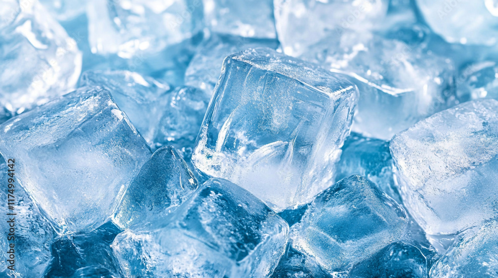 ice cube crystal surface dais, empty podium, product display stage pedestal, Ice cubes close-up ice cube crystal surface dais, empty podium, product display stage pedestal, Ice cubes close-up