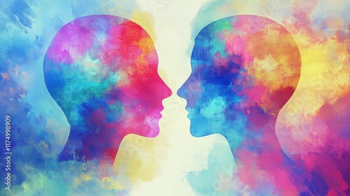 Mental health care, psychology therapy. Wellness mind, wellbeing,
 psychologist help, self care, growth. Meditation.