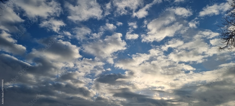 Fototapeta premium Winterhimmel