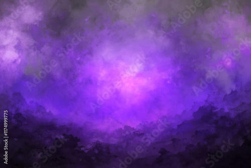 Abstract purple background, soft watercolor texture, dreamy atmosphere, artistic design, vibrant color blend.