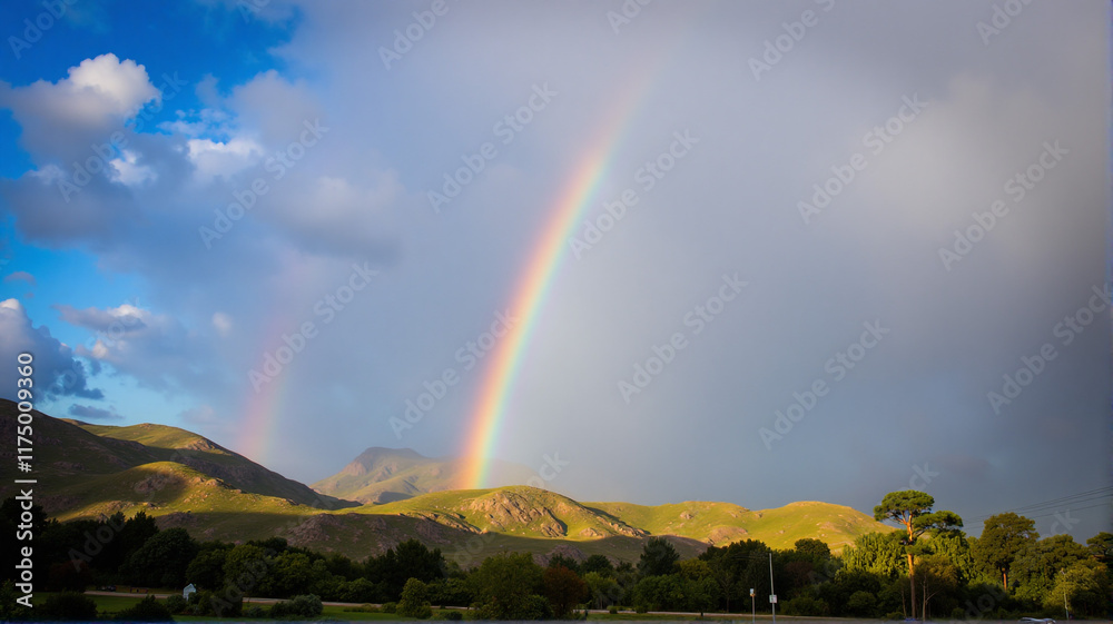 rainbow over the river rainbow over the river