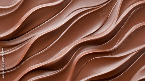 Elegance brown waves creating an elegant and minimalist abstract background Mocha Mousse