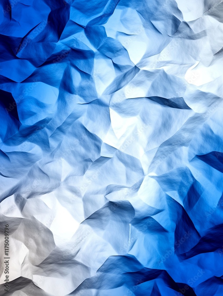 Obraz premium Abstract Blue and White Gradient Background
