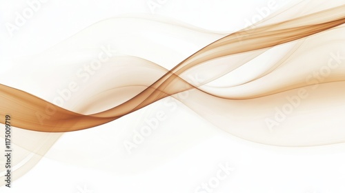 Elegance brown waves creating an elegant and minimalist abstract background Mocha Mousse