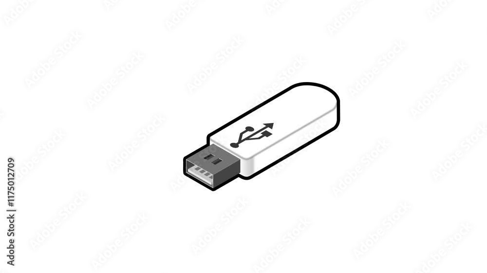USB icon animation. data storage device. data transfer device. USB Flash Drive video. USB icon animation. data storage device. data transfer device. USB Flash Drive video.