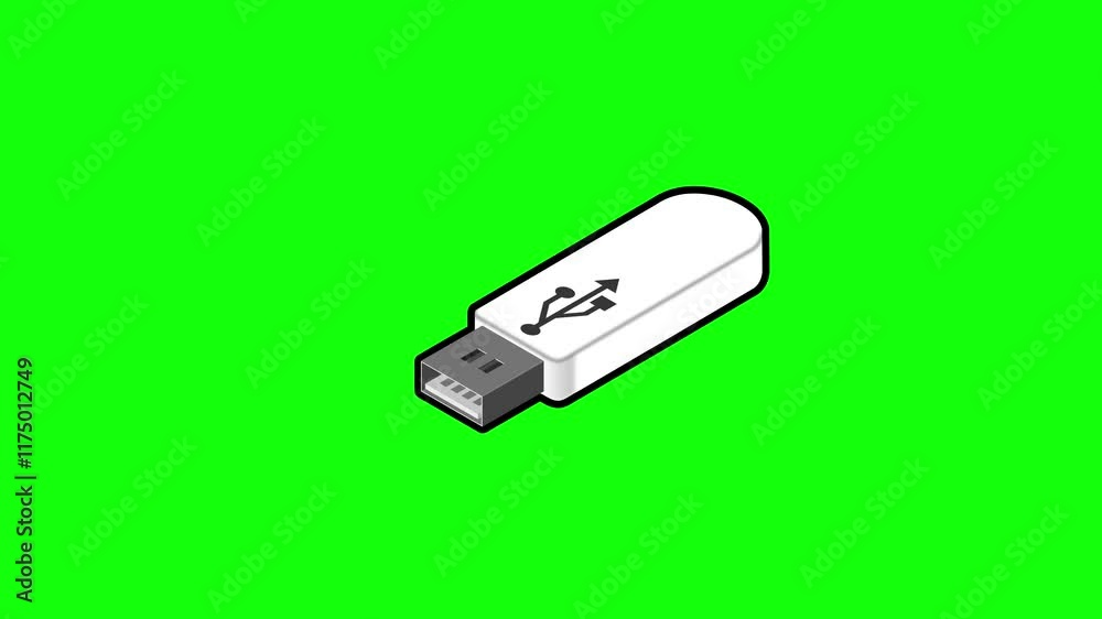 USB icon animation. data storage device. data transfer device. USB Flash Drive video. USB icon animation. data storage device. data transfer device. USB Flash Drive video.