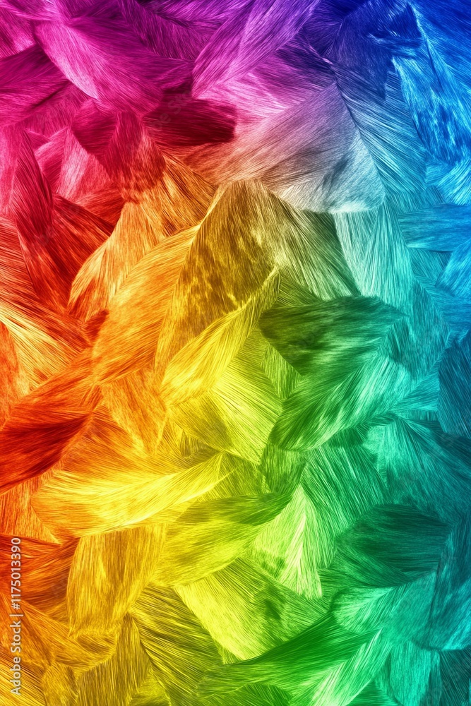 Vibrant Multicolored Gradient in Abstract Design Vibrant Multicolored Gradient in Abstract Design