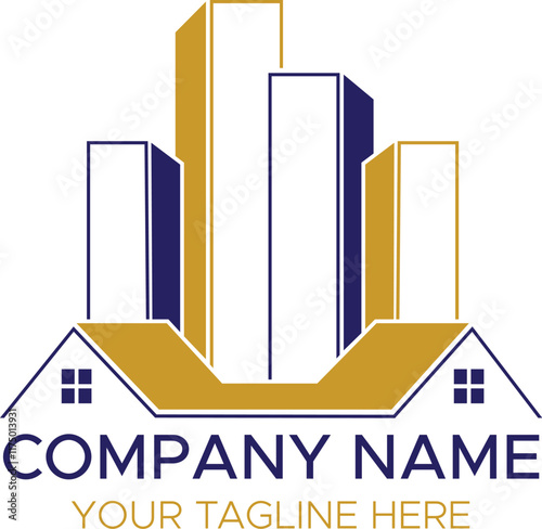 real estate logo, residential logo, commercial logo,graph, business, chart, growth, diagram, bar, finance, success, 3d, illustration, arrow, progress, vector, icon, data, concept, financial, stock, ac