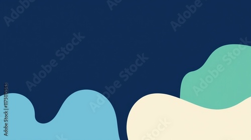 Minimalist Modern Design with Geometric Shapes and Soft Gradients