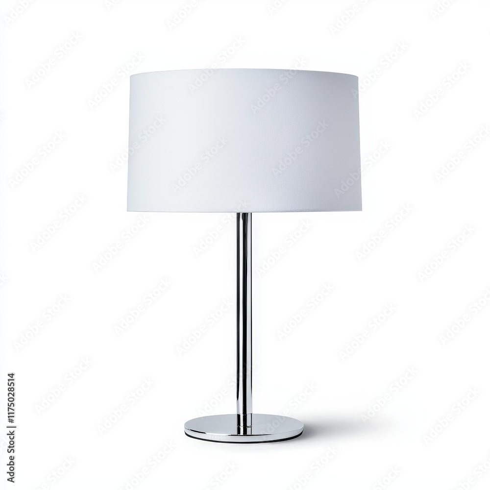 Elegant Modern White Lamp Casting Soft Light on Minimalist White Background Enhancing Tranquility and Style in Contemporary Interior Design Setting Elegant Modern White Lamp Casting Soft Light on Minimalist White Background Enhancing Tranquility and Style in Contemporary Interior Design Setting