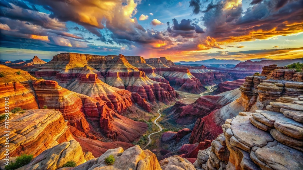 Panoramic View of Intricate Rock Formations and Patterns: Stunning Natural Stone Textures Panoramic View of Intricate Rock Formations and Patterns: Stunning Natural Stone Textures
