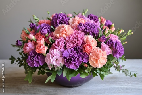 Heartfelt mother s day gift  vibrant carnations symbolizing love and appreciation photo